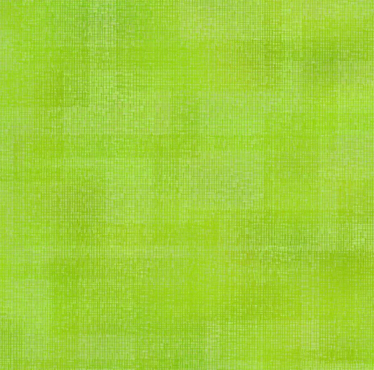 Interwoven Lime quilting cotton fabric by Jason Yenter – premium 100% cotton showing fresh lime green geometric pattern