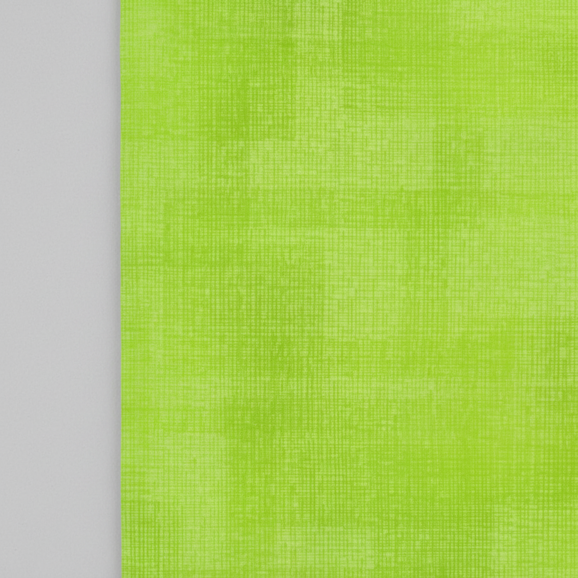 Interwoven Lime quilting cotton fabric by Jason Yenter showing fresh lime green geometric woven pattern