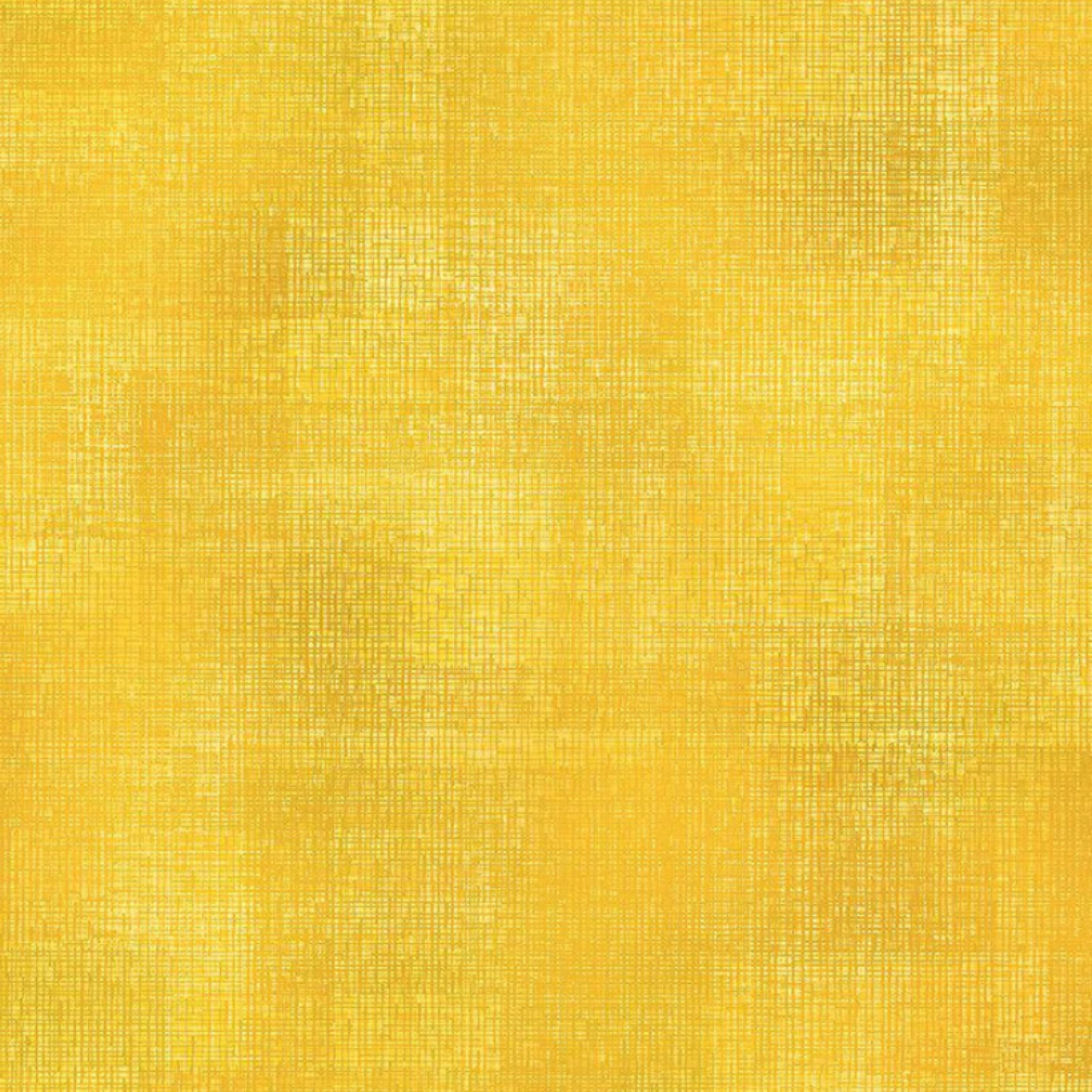 Interwoven Yellow quilting cotton fabric by Jason Yenter – premium 100% cotton showing bright sunny yellow geometric pattern