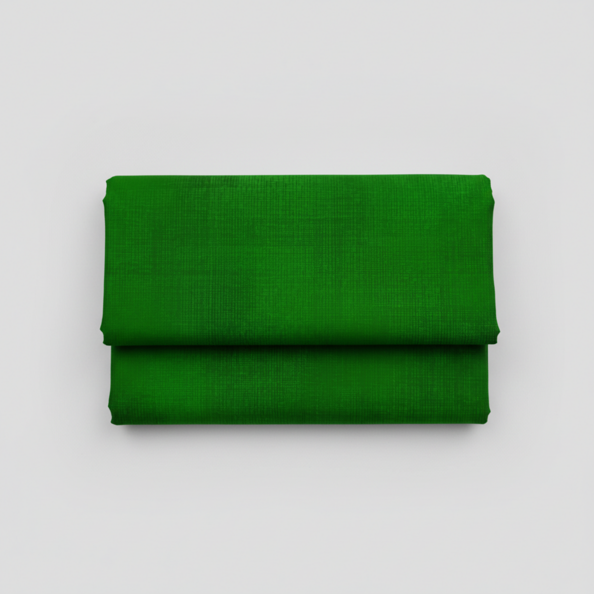 Interwoven Dark Green quilting cotton showing fabric texture and geometric pattern detail