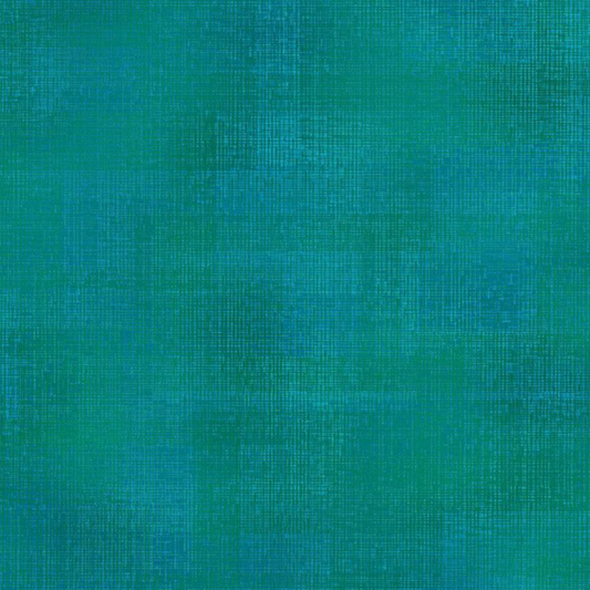 Interwoven Emerald quilting cotton fabric by Jason Yenter – premium 100% cotton showing rich emerald green geometric pattern