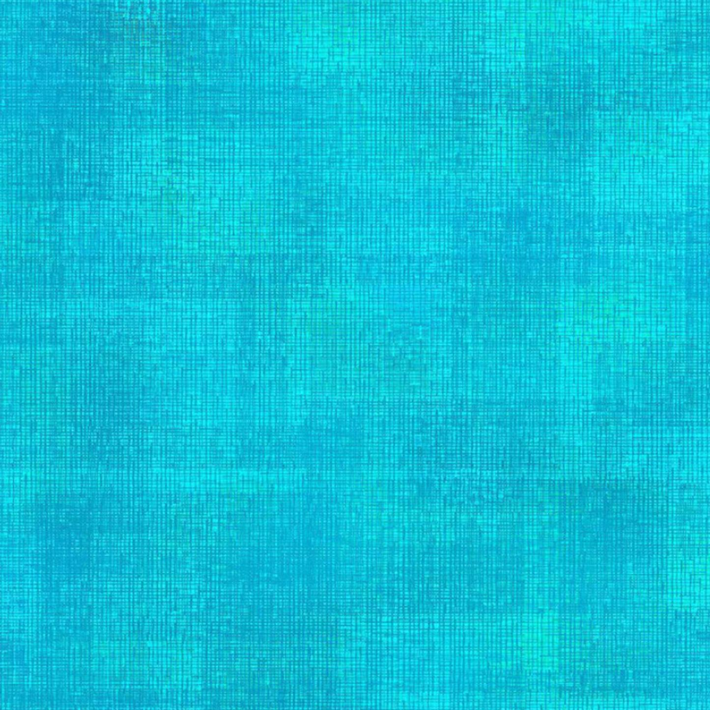 Interwoven Turquoise quilting cotton fabric by Jason Yenter – premium 100% cotton showing vibrant turquoise blue-green geometric pattern