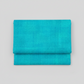 Interwoven Turquoise quilting cotton showing fabric texture and geometric pattern detail