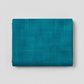 Interwoven Teal quilting cotton showing fabric texture and geometric pattern detail