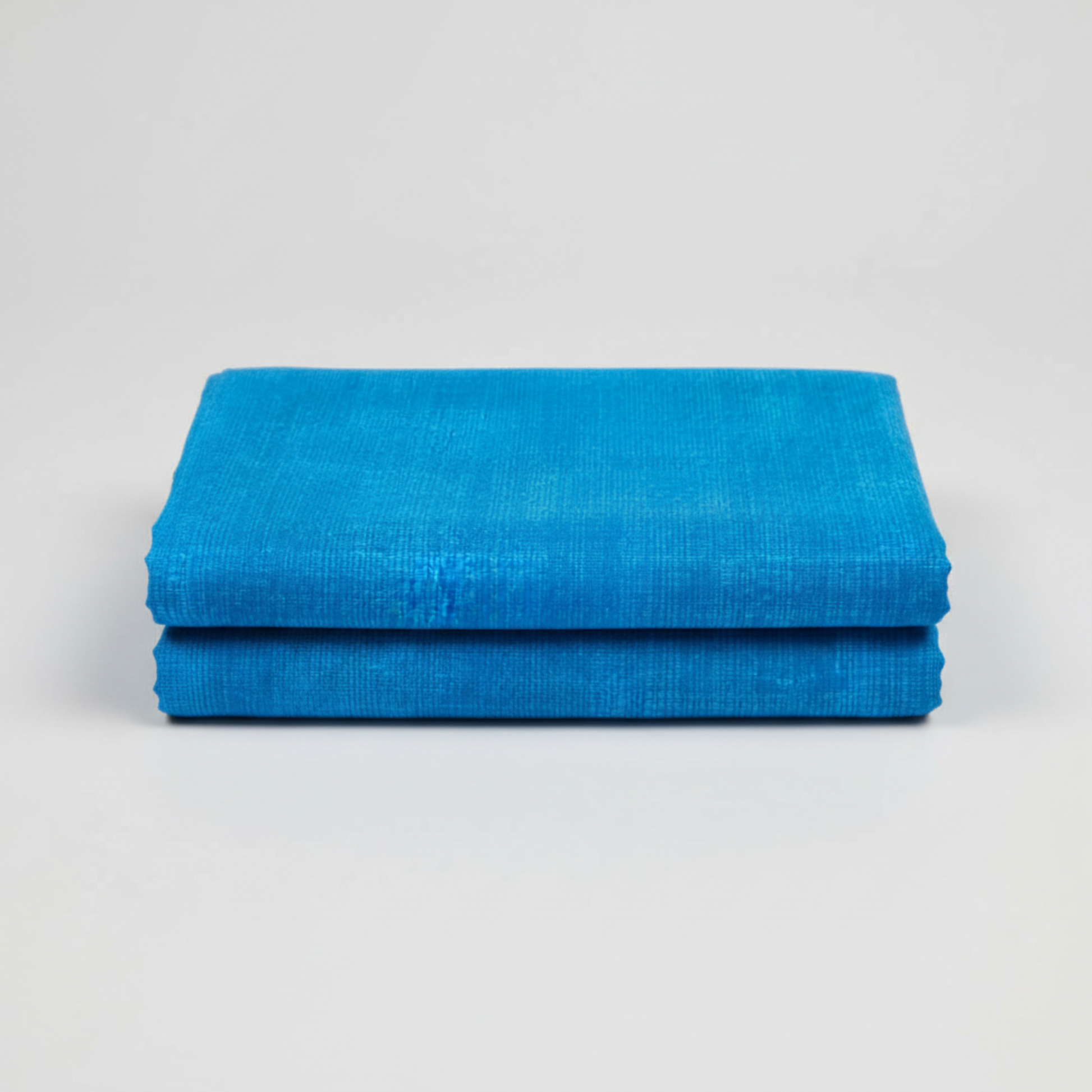 Interwoven Ocean quilting cotton showing fabric texture and geometric pattern detail