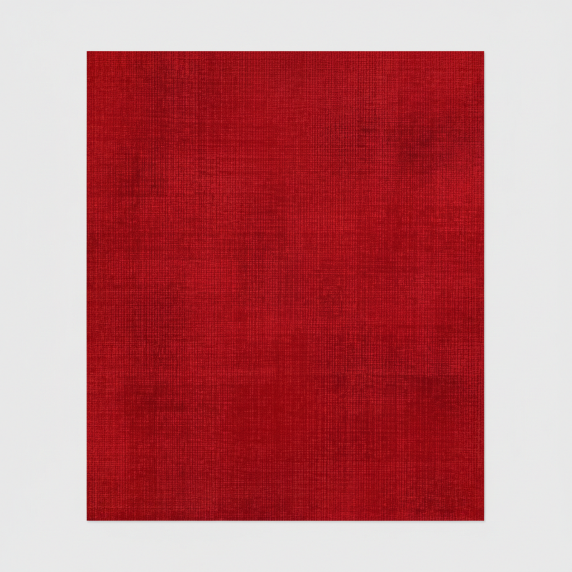 Interwoven Red quilting cotton showing fabric texture and geometric pattern detail