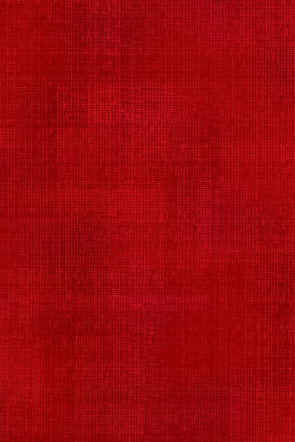 Interwoven Red Fabric by Jason Yenter for In The Beginning Fabrics — vivid true red crosshatch tonal blender with linen-like texture depth. Perfect for modern, scrappy, and rainbow quilts. Available at IraRobi Quilts.