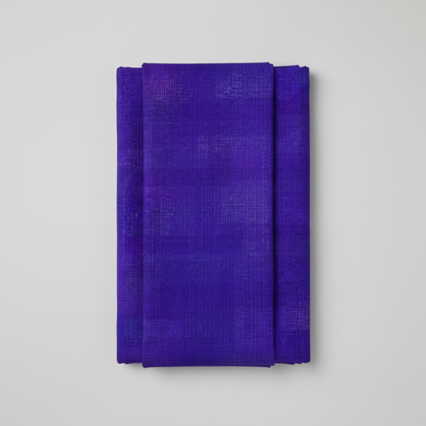Interwoven Dark Purple by Jason Yenter – hero shot, fabric filling frame on light grey background, no props