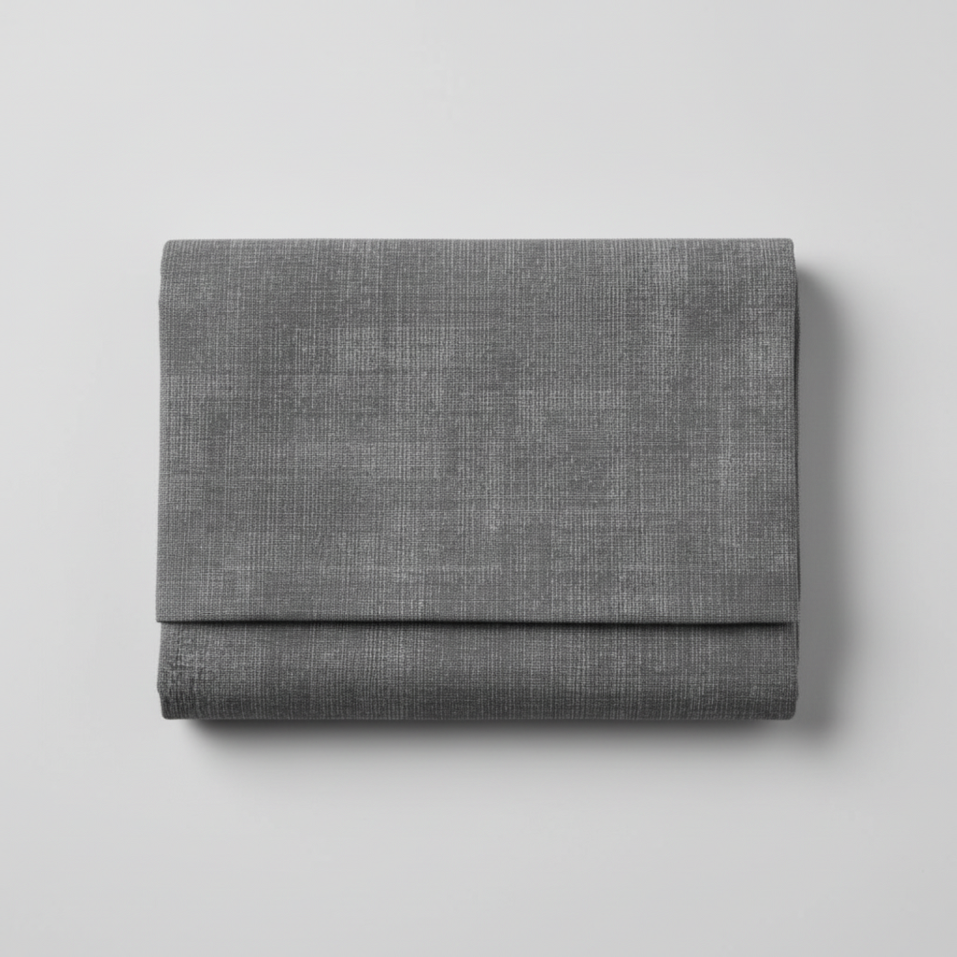 Interwoven Slate by Jason Yenter – hero shot, fabric filling frame on light grey background, no props