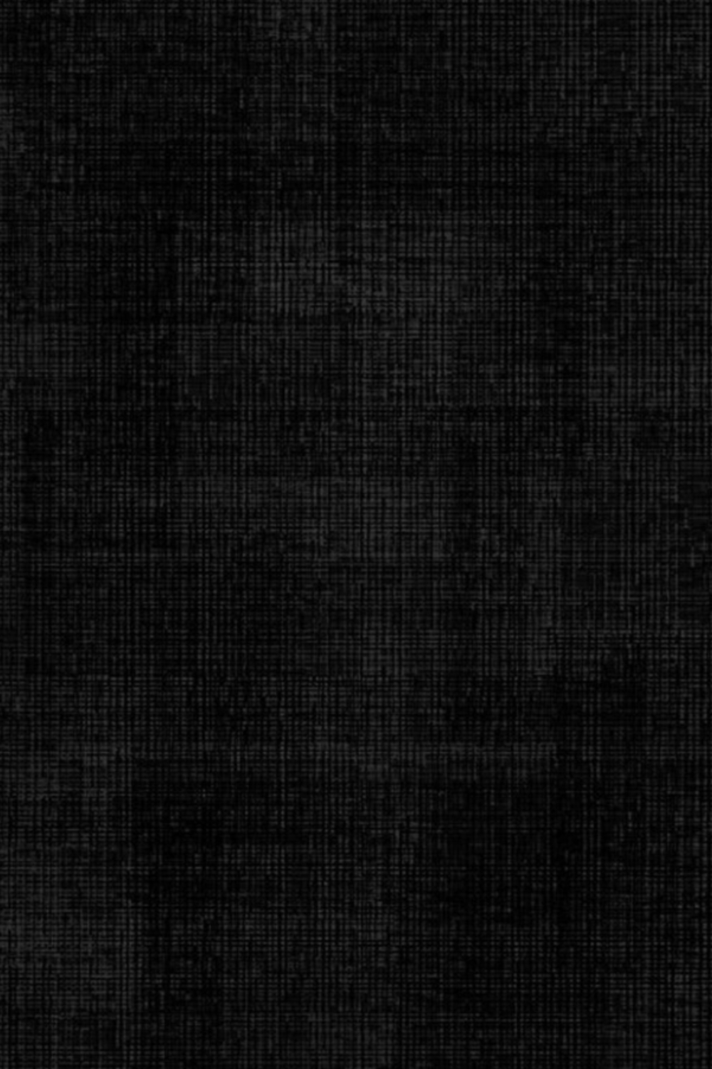 Interwoven Charcoal quilting cotton fabric by Jason Yenter — premium 100% cotton showing bold deep grey-black charcoal geometric pattern