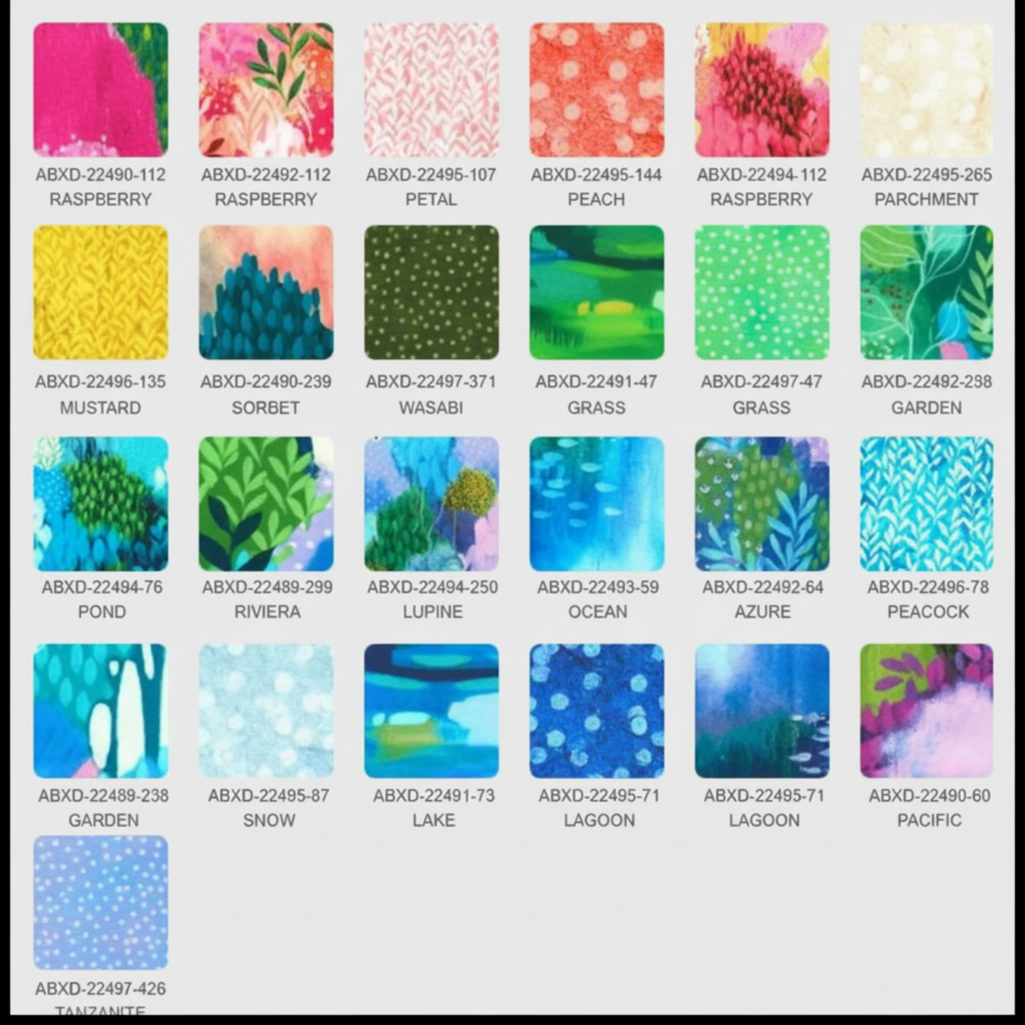 Painterly Trees by Clair Bremner for Robert Kaufman, Jelly Roll 2.5" Strips, 40 pcs