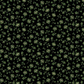 Vintage Charm Green Flower Patch by Judie Rothermel for Marcus Fabrics – small-scale green ditsy florals on black reproduction cotton, 44/45" wide