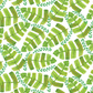 Safari Fun Jungle Leaves White by Terry Runyan for Benartex — watercolor tropical banana leaves and fern sprigs on crisp white quilting cotton — 100% cotton, 43–44" wide
