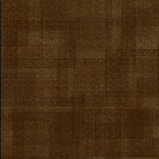 Interwoven Brown by Jason Yenter – close-up detail of woven geometric pattern in rich deep brown tones