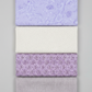 Expressions Batiks Hand-Dyed Periwinkle by Riley Blake Designs – Pinterest coordination stack of 4 complementary fabrics on light grey background