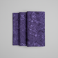 Expressions Batiks Hand-Dyed Dark Purple – hero flat lay, deep rich purple hand-dyed batik quilting cotton centered on light grey background, Riley Blake Designs