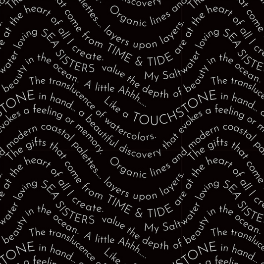 Writing on the Wall Script Black quilting cotton by FreeSpirit Fabrics — black background with white curved wave script text