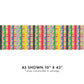 Safari Fun – Playful Strip Multi – fabric – colorful textile design