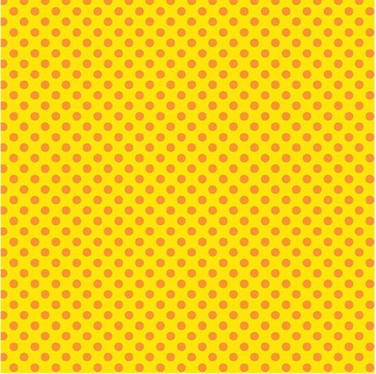 Safari Fun – Random Dots Yellow/Orange