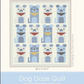 Dog Daze quilt pattern by Stacy Iest Hsu – adorable patchwork dogs in colorful bandanas, intermediate quilt 68.5 x 74.5 inches – Shop at IraRobi Quilts