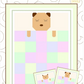 Baby Dreams Quilt pattern by Wendy Sheppard – sweet baby quilt with bear, kitten & puppy options, 39.5 x 49.5 inches – Shop at IraRobi Quilts