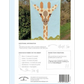 The Giraffe Quilt Pattern by Tracy Perks – back cover with fabric requirements and useful tips for beginner giraffe quilt