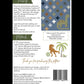 Swiss Cretaceous quilt pattern back page by Amanda Niederhauser of Jedi Craft Girl, showing the dinosaur and cross-block quilt, fabric requirements, and finishing instructions.