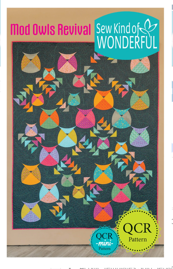 Mod Owls Revival Quilt Pattern by Sew Kind of Wonderful