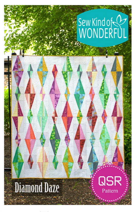 Diamond Daze Quilt Pattern by Sew Kind of Wonderful