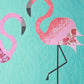 Mod Flamingos – pattern – colorful textile design