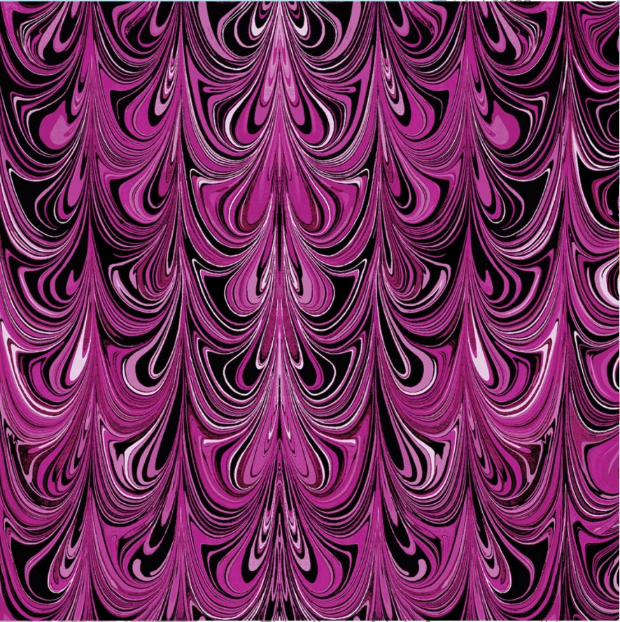 Needle Stars - Chandelier Fuchsia – fabric – colorful textile design