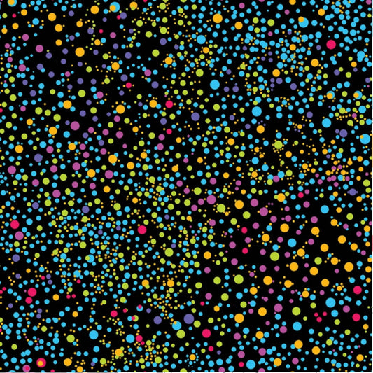 Needle Stars - Stardust Multi – fabric – colorful textile design