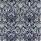 What If - Prima Donna  Grey/Blue – fabric – colorful textile design