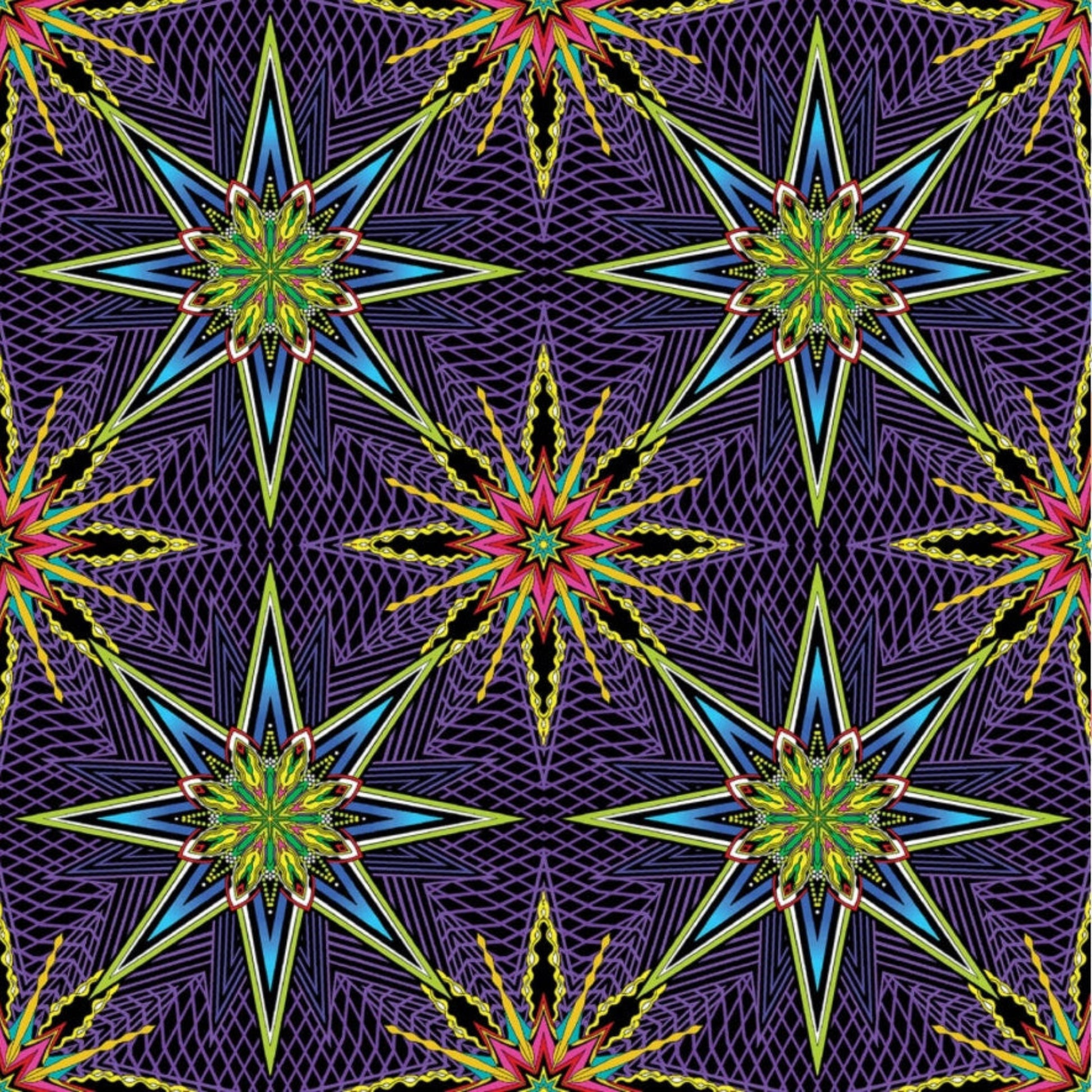 What If - Radio Star Red/Multi – fabric – colorful textile design