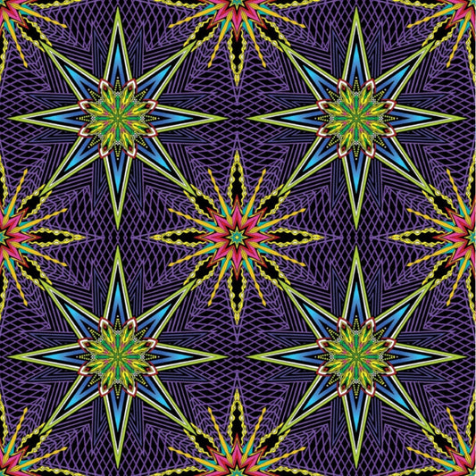 What If - Radio Star Red/Multi – fabric – colorful textile design