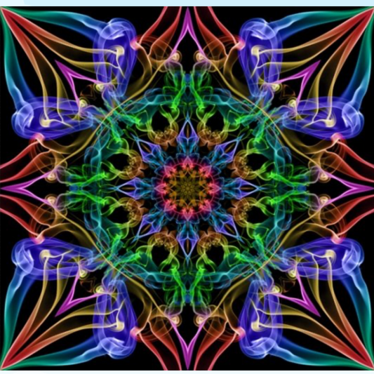 Dream Big Ethereality Paradise Quilt Panel by Jeanie Sumrall-Ajero for Hoffman Fabrics
