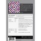 Faceted quilt pattern back cover showing fabric requirements for 75x75 inch quilt, SKU RPQP-F115, and barcode by Robin Pickens
