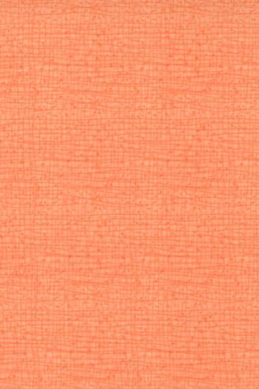 Thatched Coral quilting cotton by Robin Pickens for Moda Fabrics — close-up of warm coral near-solid with subtle crosshatch texture, a versatile blender fabric for quilts and sewing projects