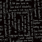 Writing on the Wall Curves Black quilting cotton by Sew Kind of Wonderful for FreeSpirit Fabrics -- rich black ground with white handwritten quilting phrases including Curves Rock, Love your curves, Get your curve on, Sew Kind of Wonderful, One ruler to rule them ALL, and Curves and straight go together great -- 100% cotton, 43-44" wide, perfect for curved piecing and modern quilts