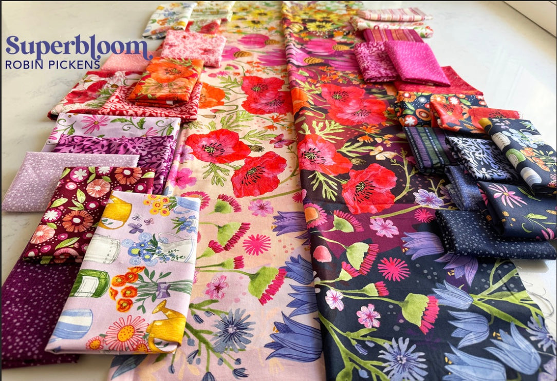 Superbloom Indigo Leafy Blenders by Robin Pickens