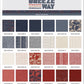 Breezeway by Maywood Studio Collection - Red/Cream Textured Palms