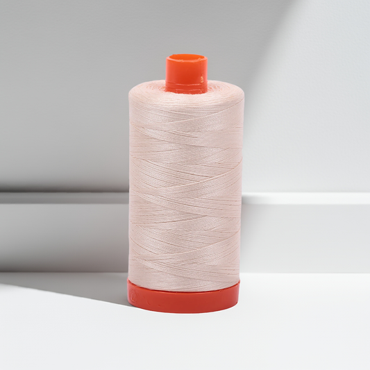 Mako Cotton Thread Solid 50wt 1300yds Light Sand