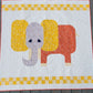 Tusker Quilt – 54" x 54" Handmade Baby/  Lap Quilt