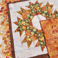 Autumn Celebration Wreath 59.5" x 59.5" Handmade Lap / Wall Hanging Quilt