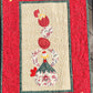 Chicken Coop Quilt 18.5" x 26.5" Handmade Wall Hanging & Table Topper