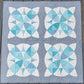 Spotted Dusty Teal Fabric – by Zen Chic for Moda Fabrics
