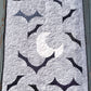 Bat Moon Rising 17.5x 52.5 Handmade Quilted Wall Décor