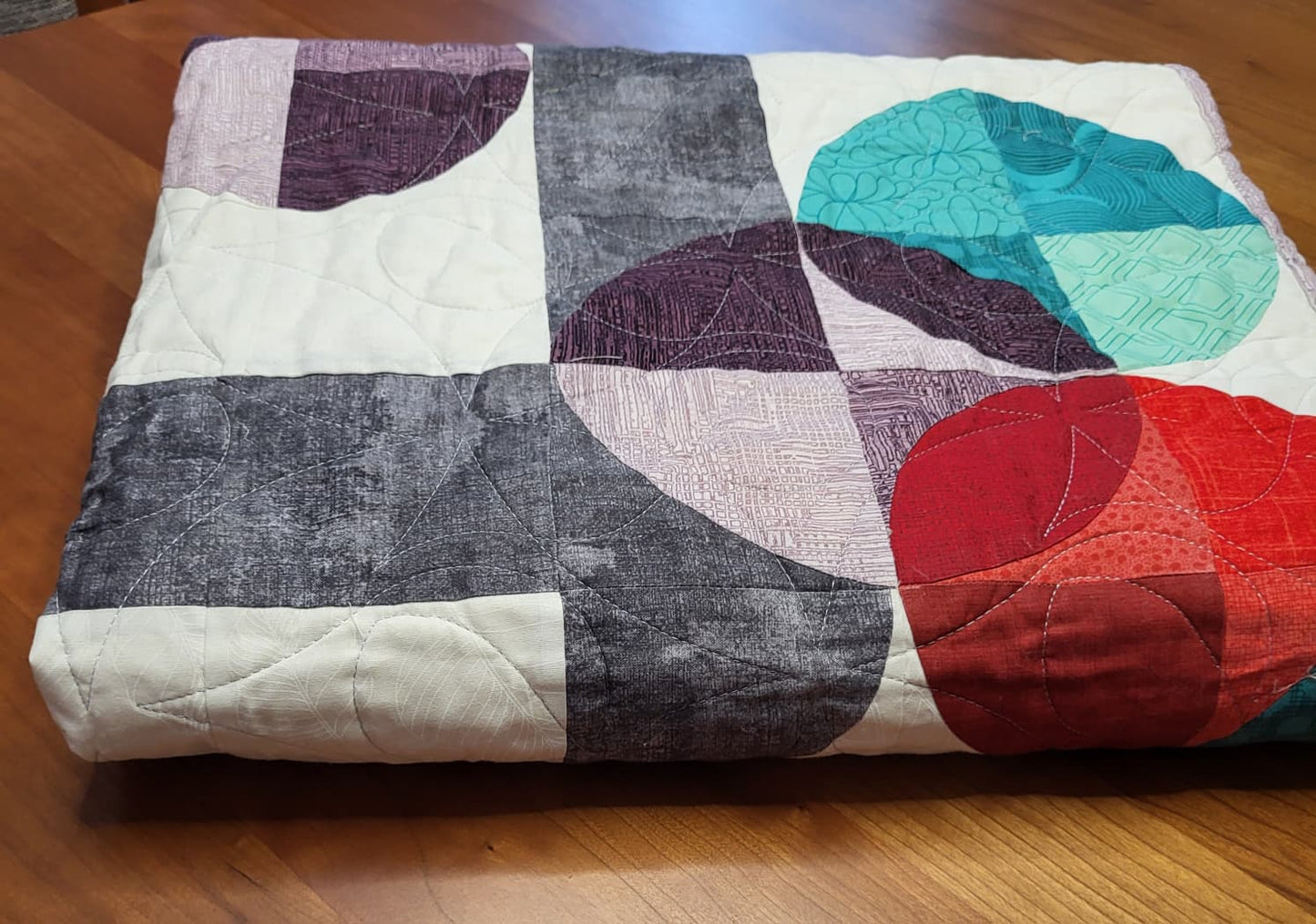 Moon Dance 64" x 80" Handmade Throw/Twin/Full Quilt