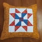 Prairie Star 17" x 17" -Handmade Decorative Quilted Pillow