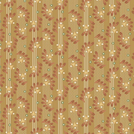 Front Porch  Railings - Gold – fabric – colorful textile design